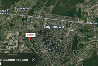 Działka sprzedaż Legionowo Aleja Legionów 1542 mkw Działka Sprzedam mazowieckie Legionowo -1