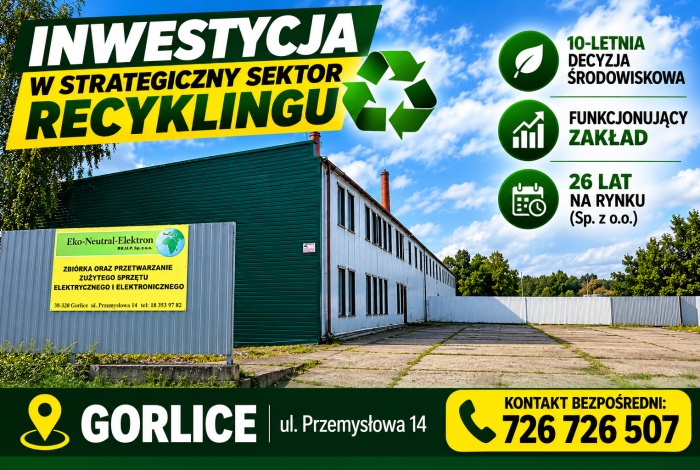 Komercja na sprzedaż w Gorlice Gorlice Przemysłowa o powierzchni 700 mkw