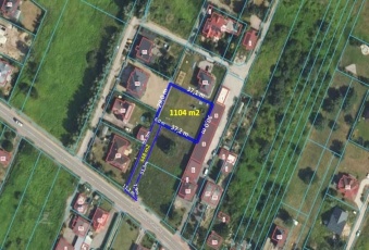 Działka sprzedaż Stare Babice Stare Babice Sienkiewicza 1104 mkw Działka Sprzedam mazowieckie Stare Babice Stare Babice-1