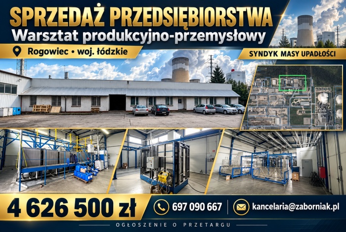 Komercja na sprzedaż w Kleszczów Rogowiec  o powierzchni 3965 mkw