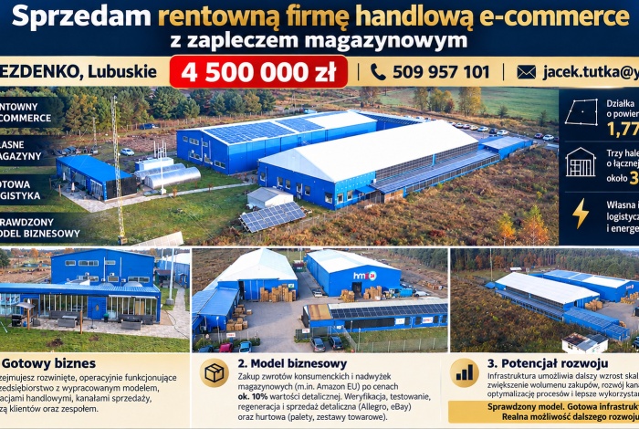 Komercja na sprzedaż w Drezdenko   o powierzchni 3000 mkw